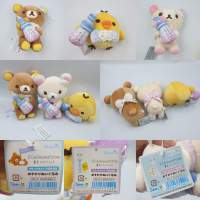 ตุ๊กตา Rilakkuma Tokyo Sky Tree เซ็ต 3 ชิ้น ป้ายห้อย ของแท้จากญี่ปุ่น