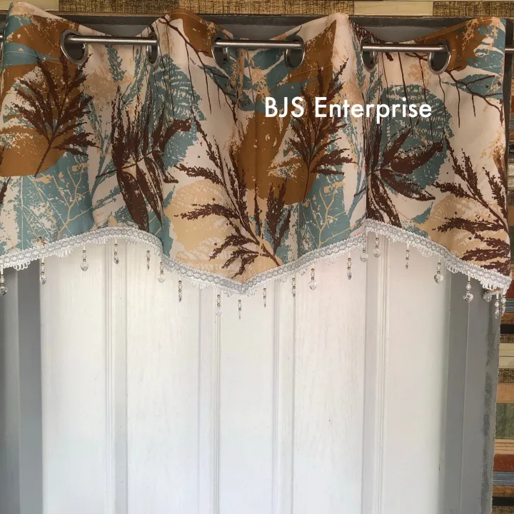 BJS Nordic Valance Curtain with Ring sold per PIECE Lazada PH