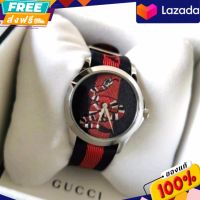 นาฬิกาข้อมือ Gucci G Timeless Watch น้ำเงิน-แดง ขนาด 38mm. รับประกันของแท้ 100%