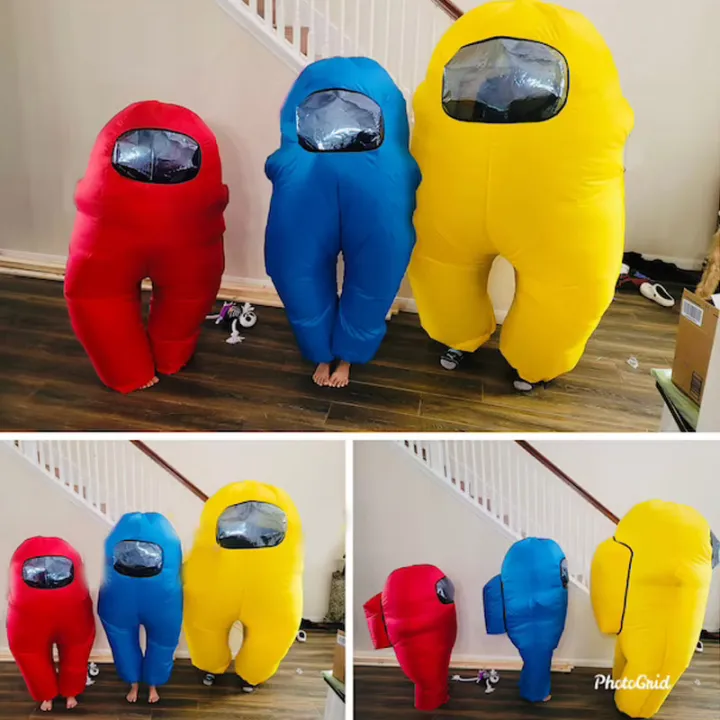 Among Us Costume Inflatable Kids Adults Girl Boy Woman Men Sleeveless