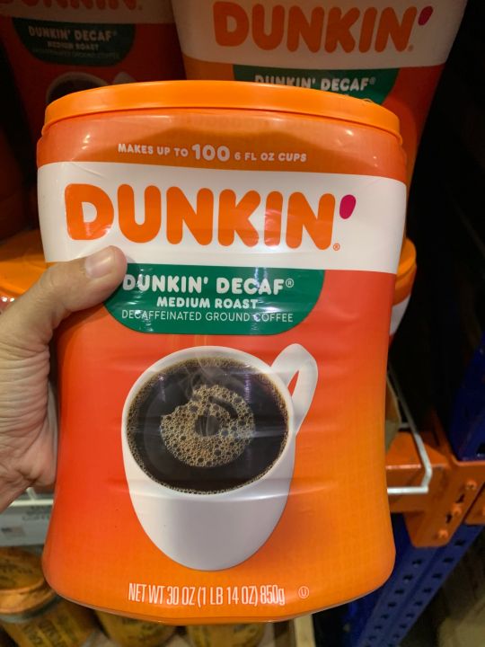 Dunkin Donuts Coffee Ground Decaf 850g | Lazada PH