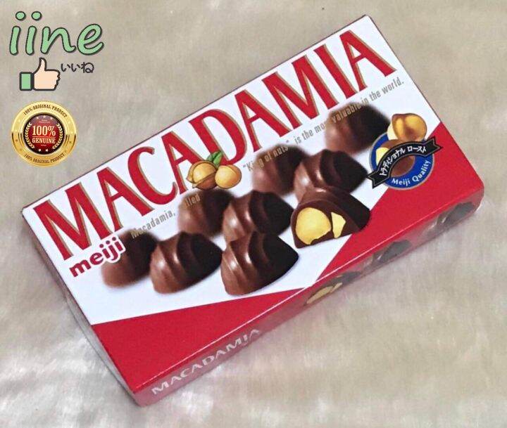Meiji Macadamia Nuts Chocolate 63g Lazada PH
