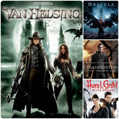 DVD หนังแอคชั่น-แฟนตาซี ☆VanHelsing☆I,Frankenstein☆Dracula☆Hansel&amp;Gretel - มัดรวม 4 เรื่องดัง #หนังฝรั่ง #แพ็คสุดคุ้ม