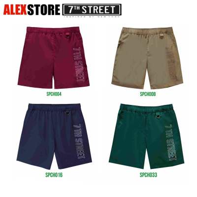 กางเกงขาสั้น 7th Street รุ่น CHIL SHORTS ผ้าทวิล เนื้อสัมผัสแบบ Peach Skin มาในโทนสีใหม่ แดง เขียว กากีและสีกรม ตัดเย็บจ