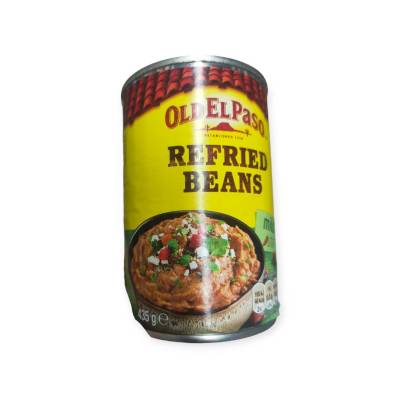 Old El Paso Refried Beans 435g.ถั่วบดปรุงรส  สำหรับเพิ่มรสชาติอาหาร 435กรัม