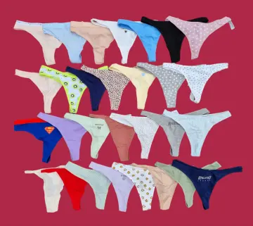 Women's Cotton Stretch Thong Seamless Panty Thong Sexy Panties