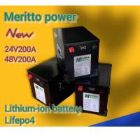 แบตเตอรี่ลิเธี่ยม Lifepo4 24V200A/48V200A พร้อมBMS 250A