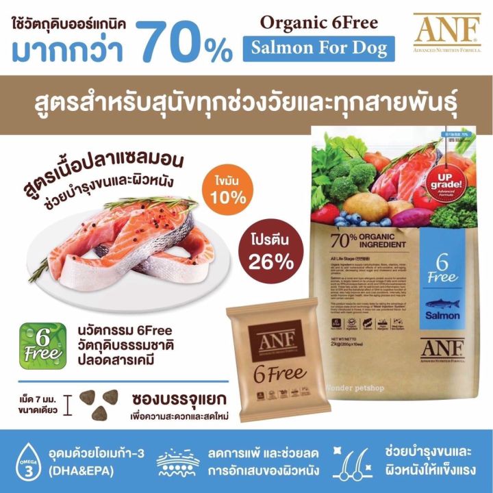 anf-dog-2kg-อาหารเม็ดสุนัข-เกรดholistic-พรีเมียร์-หายากหาได้ที่นี่-สอบถามวันหมดอายุทักแชทได้เลยค่ะ