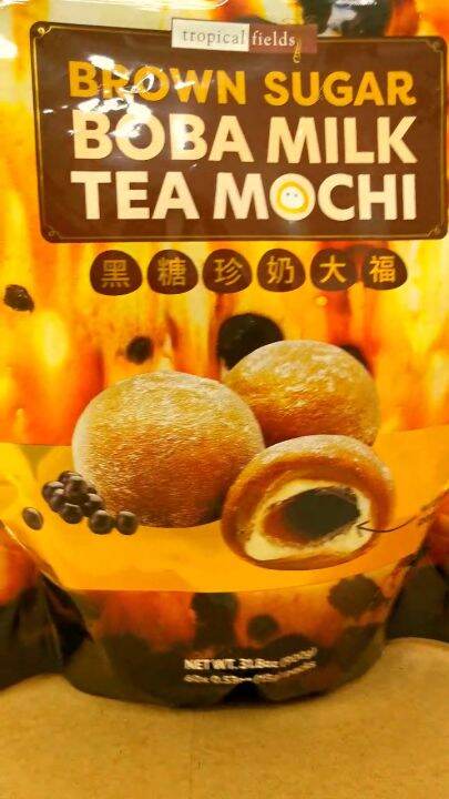 Tropical Fields Brown Sugar Boba Milk Tea Mochi 900g | Lazada PH