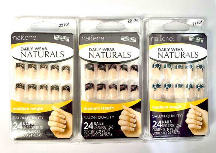 Nailene Daily Wear Naturals, Medium Length French Tip Lazada PH