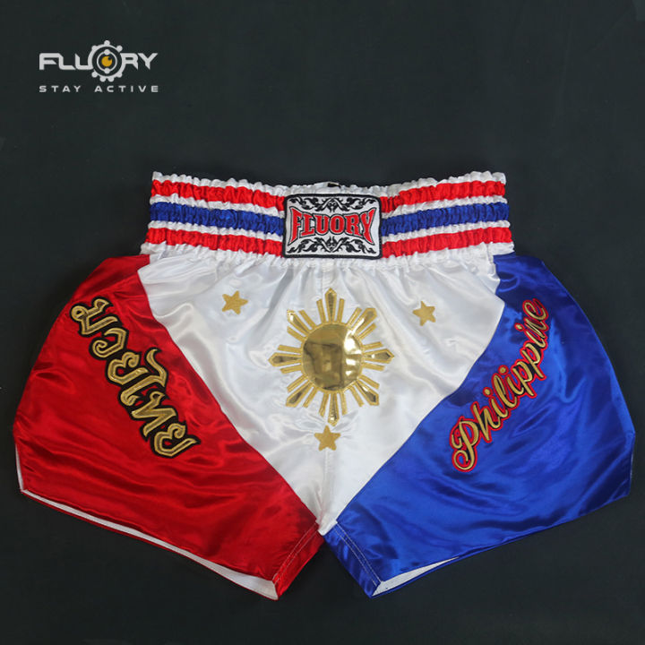Fluory Muay Thai Shorts Thailand Professional Racing Suit Boxing ...