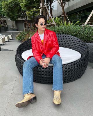 RAF31 - Leather X Blazer (เบลเซอร์ สูท )