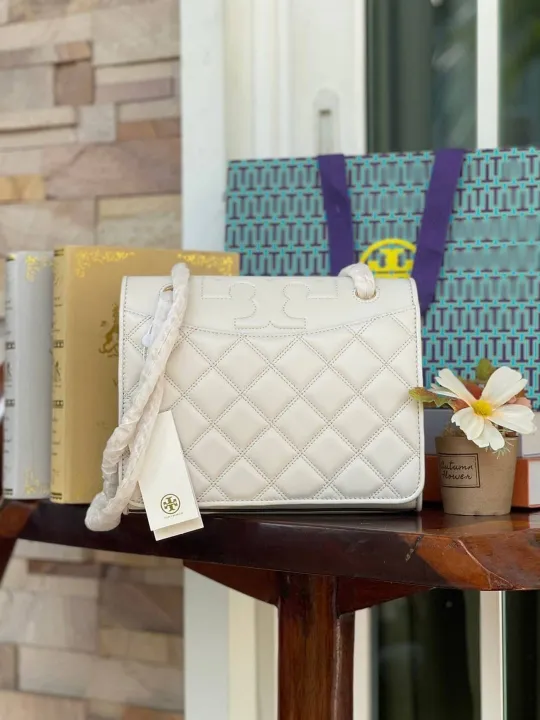 งานช็อป Tory Burch Savannah Convertible Shoulder Bag Lazada.co.th