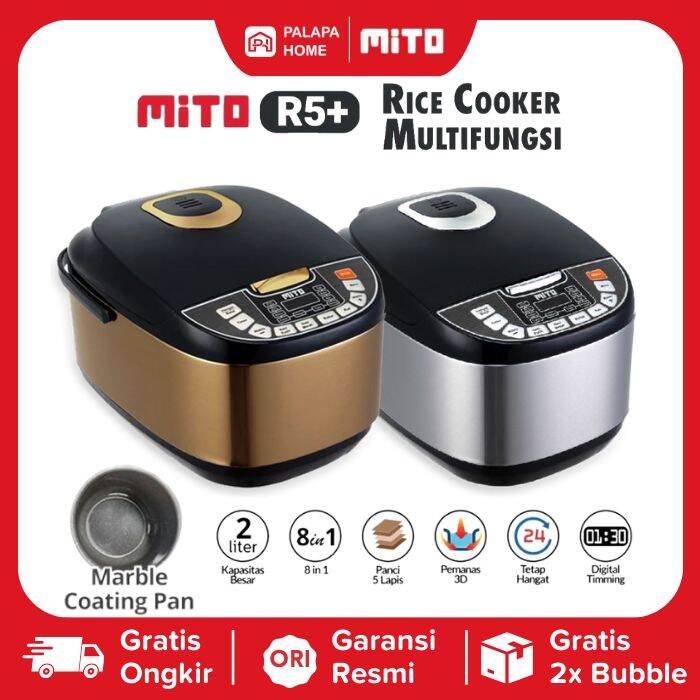 Mito Digital Rice Cooker R5 Plus 2 Liter Reskuker Mitochiba R5+ Magic