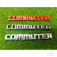 โลโก้ commuter สำหรับแปะท้าย 1 ชิ้น ระบุสีที่เลือกในข้อความ