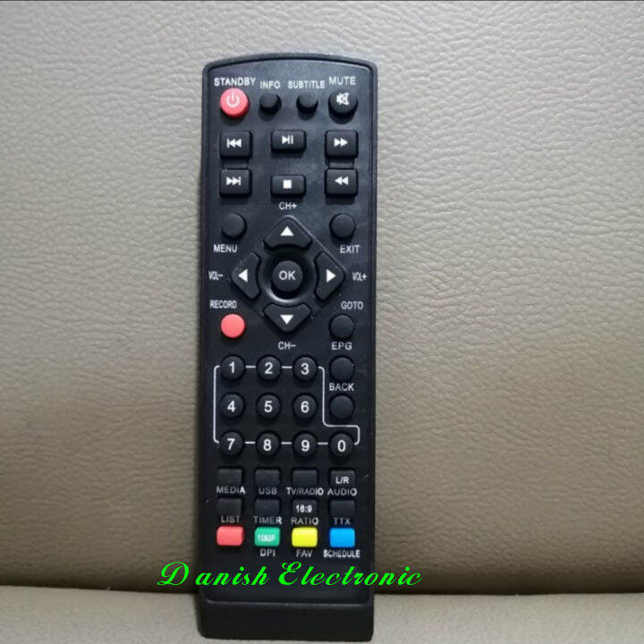Remote control SET TOP BOX DIGITALserbaguna untuk sebagian merk STB DVB