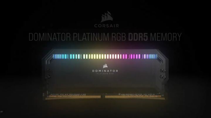CORSAIR Dominator Platinum RGB 32GB (2 x 16GB) DDR5 5200 (PC5 41600)  Desktop Memory Model CMT32GX5M2B5200C40W 