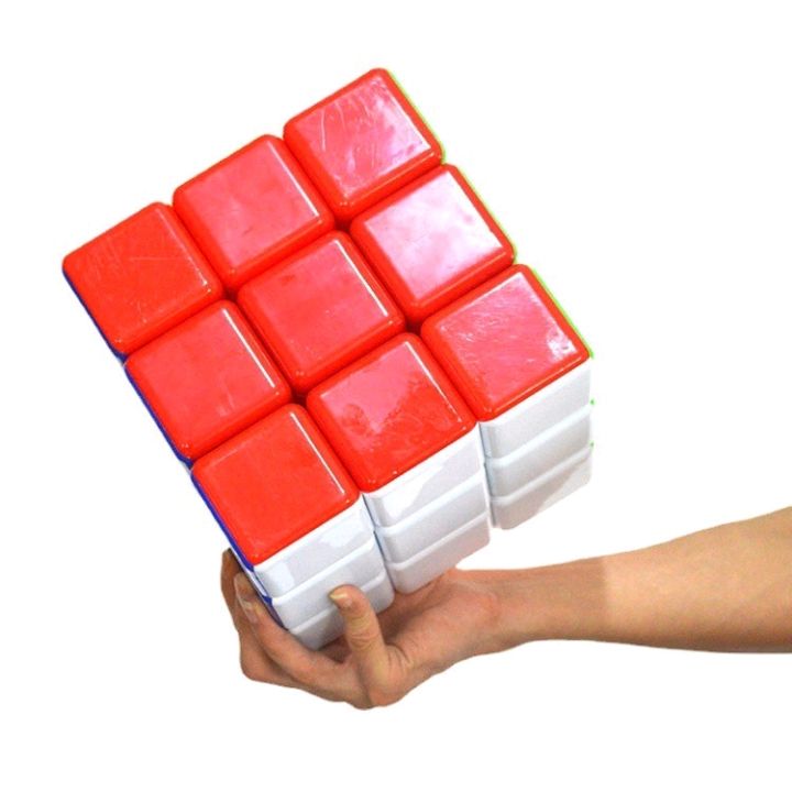 พร้อมส่ง-รูบิคจัมโบ้-รูบิคยักษ์-ลื่นหัวแตก-he-shu-3x3x3-18cm-large-size-big-magic-cubes-iq-education-fun-toys-gift-ถูกที่สุด