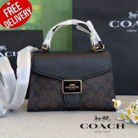 กระเป๋าถือ กระเป๋าสะพาย Coach Pepper Satchel In Signature Canvas ออก Shop USA รับประกันของแท้ 100%