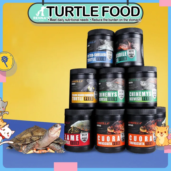 Renna's Turtle Food With Healthy Nutrients And Vitamins Reptile Turtle