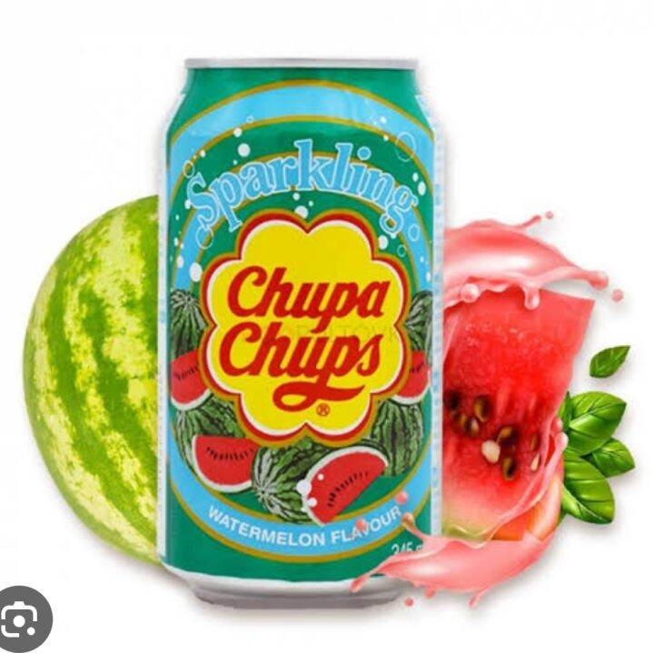 Chupa chups Sparkling Watermelon Flavored 345ml | Lazada PH