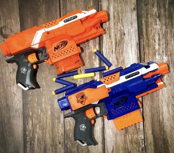 Used Nerf blaster Stryfe Semi Automatic Flywheel | Lazada