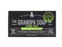 ?พร้อมส่ง ของแท้100% The grand pa soap face body &amp; hair Bar soap pine tar 92g.