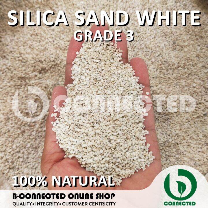 SILICA WHITE SAND GRADE3 1 KILO BY BCONNECTED / SILICA SAND