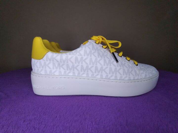 yellow michael kors shoes