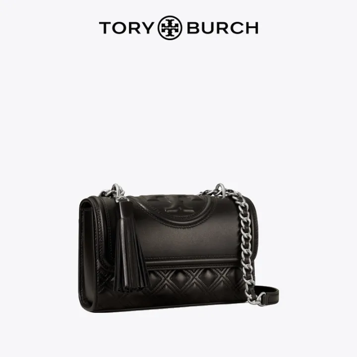 Original Tory Burch Sling Bag FLEMING soft leather chain shoulder bag for  women Cross Body bag | Lazada PH