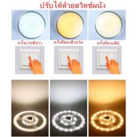 รายละเอียดสินค้า แผงไฟแม่เหล็ก แผ่นชิปเพดาน ไฟเพดาน วงจรแอลอีดีกลม LED 36W/48W/72W/สี3สเต็ป