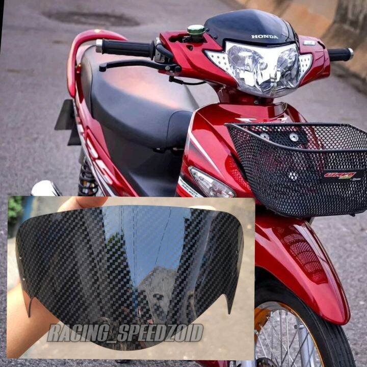 VISOR SUPRA X 125 LAMA CARBON Lazada Indonesia