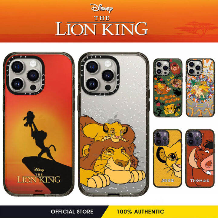 CASETiFY X Disney เคสคอลเลกชัน Lion King สำหรับ iPhone 15 Pro Max