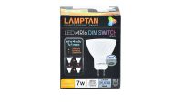 LAMPTAN LED MR16 DIM SWITCH WW/7W /4STEP