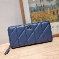 กระเป๋าสตางค์โคช(C8570) ACCORDION  ZIP WALLET WITH PILLOW✅?%Outletถ่ายจากสินค้าจริง