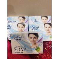 Golden Pearl beauty cream soap สีฟ้า สูตรผิวผสม