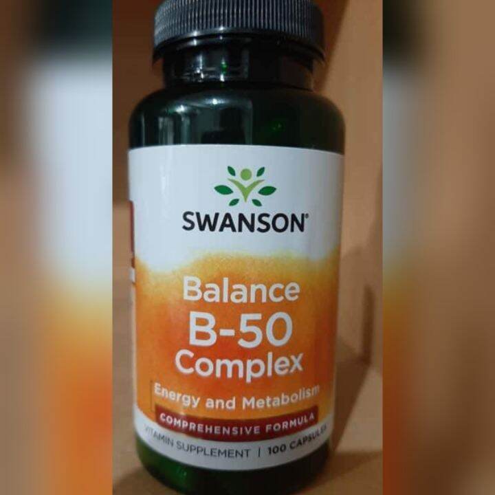 Balance B-50 Complex Vitamin B-50 100 Capsules Expiry Date: April 2024 ...