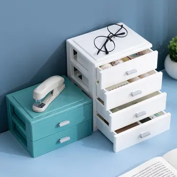 Desktop Storage Box, Clear Plastic Desk Storage Box, Ransparent Small  Drawer Desk, Plastic Mini Storage Box, Stationery Storage Box, for Makeup