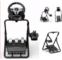 PXN Wheel Stand A9 - Foldable Wheelstand for Sim Racing - Compatible with Thrustmaster, Fanatec