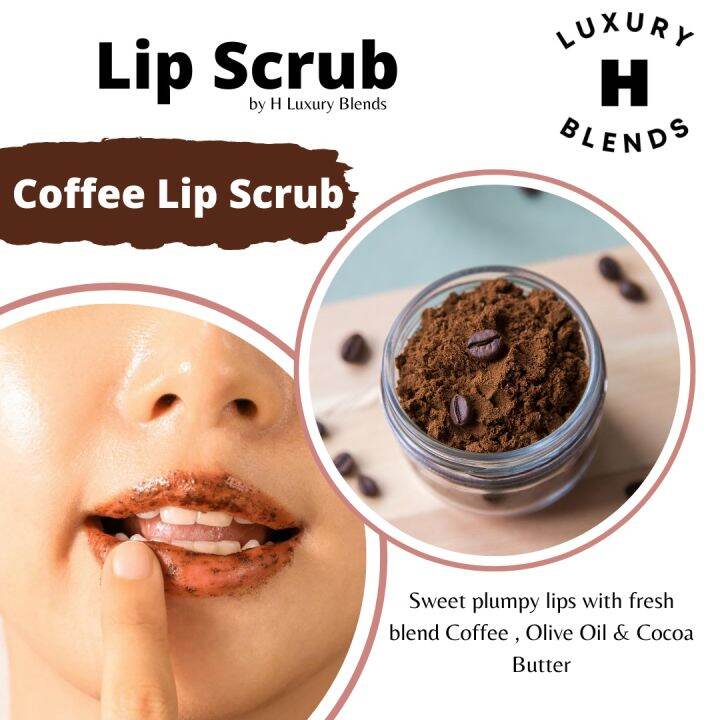 Coffee Lip Scrub with Cocoa Butter Lazada