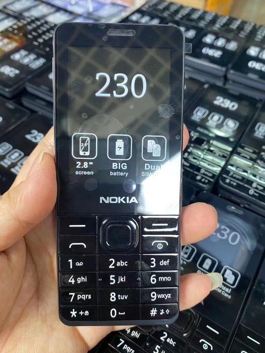 โทรศัพท์มือถือปุ่มกด-230-ของแท้-4g-ปุ่มกดไทย-เมนูไทย-จอใหญ่2-8นิ้ว