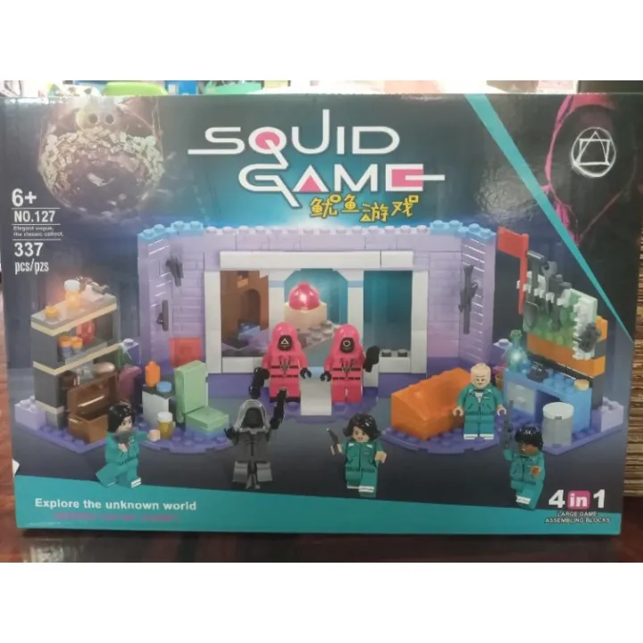 lego squid game 4in1 เลโก้ สควิดเกมส์ผจญภัยพิศวงใต้ท้องทะเล ห้องลับ 337 ...