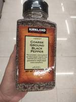 Kirkland Signature Coarse Ground  Black Pepper 359g. พริกไทยดำบดหยาบ 359 กรัม