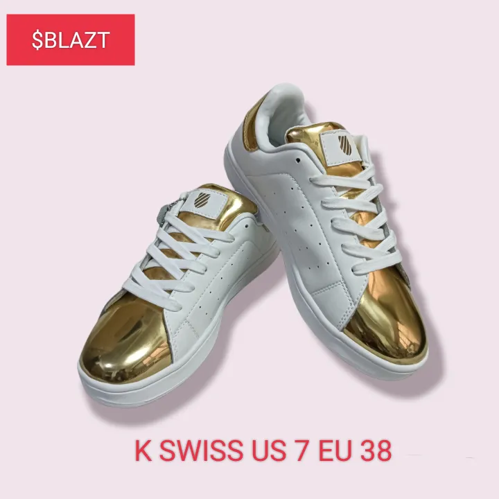 k swiss gold shoes