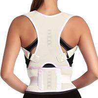 ideecraft back brace posture เสื้อพยุุงหลัง เสื้อเสริมหลังตรง เพื่อบุคลิกภาพให้ดูดี (ขาว)