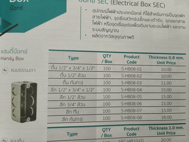 handy-box-แบบธรรมดา-แบบทึบ-แบบทะลุ-box-บ๊อกซ์-บ๊อกซ์เหล็กฝัง-แฮนดี้บ๊อกซ์-2x4-แฮนดี้บ๊อกซ์-handy-box-บ๊อกซ์-sec-electrical-box-sec