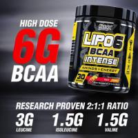 Nutrex  LIPO6 BCAA INTENSE aminos+energy (30servings)