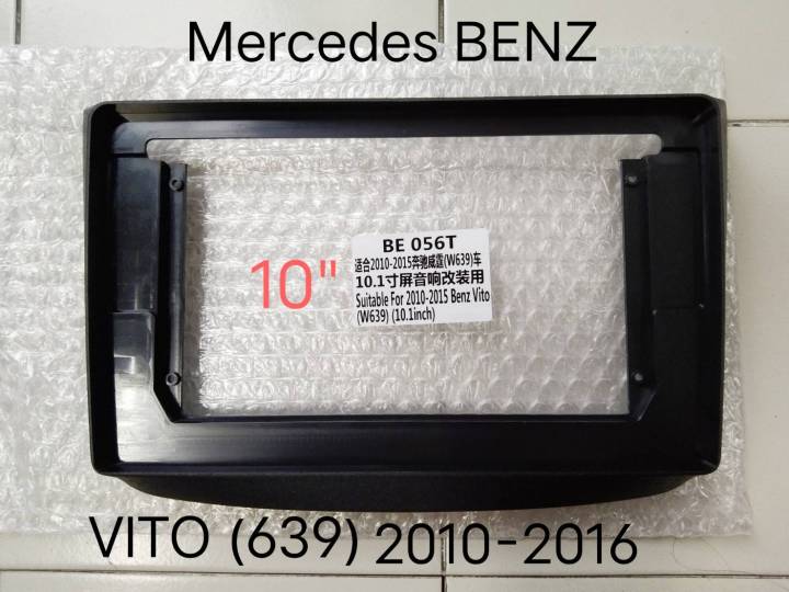 หน้ากากวิทยุ MERCEDES-BENZ  W639 VITO,VIANO.ปี 2010-2016สำหรับเปลี่ยนจอ Android 10"
