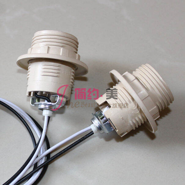 Lighting Lamp Accessories E27 Screw E14 Lamp Holder E27 Plastic Full