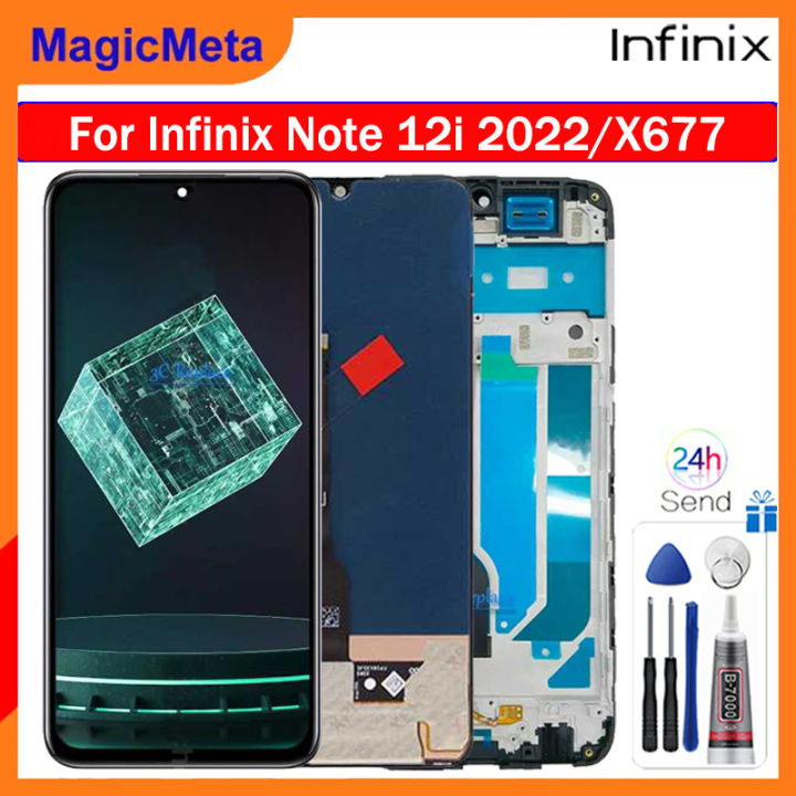 Infinix Note 12 - LCD Display + Touch Screen + Frame (Force Black
